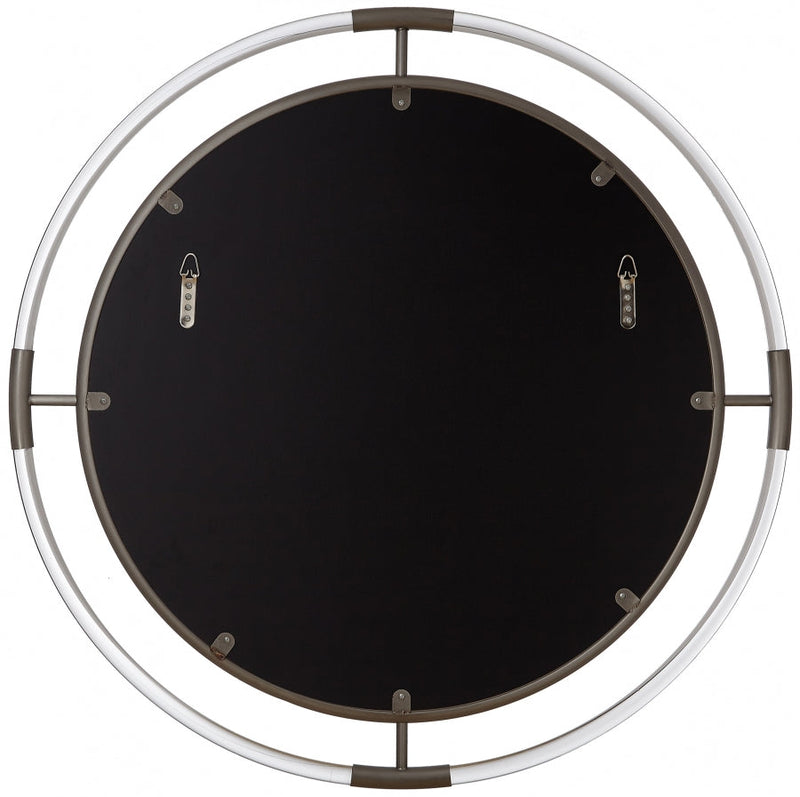 Ghost Acrylic And Metal Frame Mirror in Chrome - 454-M