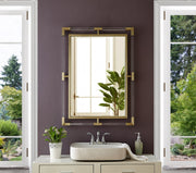 Ghost Acrylic And Metal Frame Mirror in Gold - 451-M