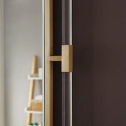 Ghost Acrylic And Metal Frame Mirror in Gold - 451-M
