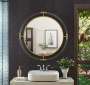 Ghost Acrylic And Metal Frame Mirror in Gold - 453-M