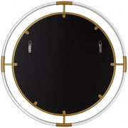 Ghost Acrylic And Metal Frame Mirror in Gold - 453-M