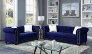 Giacomo Blue Loveseat - CM6240BL-LV-PK