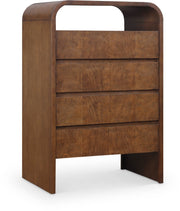 Giada Solid Wood And Veneer Chest in Brown - 843Brown-CH