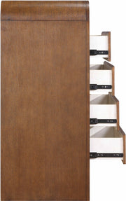 Giada Solid Wood And Veneer Chest in Brown - 843Brown-CH