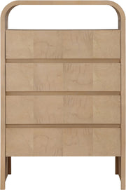Giada Solid Wood And Veneer Chest in Natural - 843Natural-CH