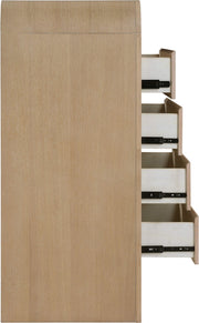Giada Solid Wood And Veneer Chest in Natural - 843Natural-CH