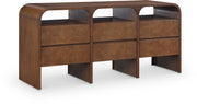 Giada Solid Wood And Veneer Dresser in Brown - 843Brown-D
