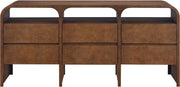 Giada Solid Wood And Veneer Dresser in Brown - 843Brown-D
