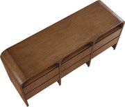 Giada Solid Wood And Veneer Dresser in Brown - 843Brown-D