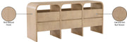 Giada Solid Wood And Veneer Dresser in Natural - 843Natural-D