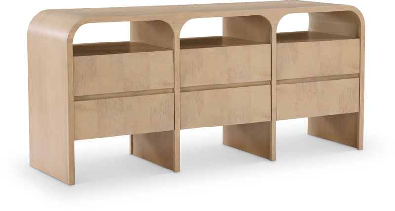 Giada Solid Wood And Veneer Dresser in Natural - 843Natural-D
