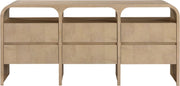 Giada Solid Wood And Veneer Dresser in Natural - 843Natural-D