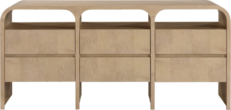 Giada Solid Wood And Veneer Dresser in Natural - 843Natural-D