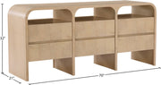 Giada Solid Wood And Veneer Dresser in Natural - 843Natural-D