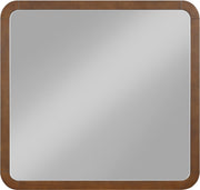 Giada Solid Wood And Veneer Mirror in Brown - 843Brown-M