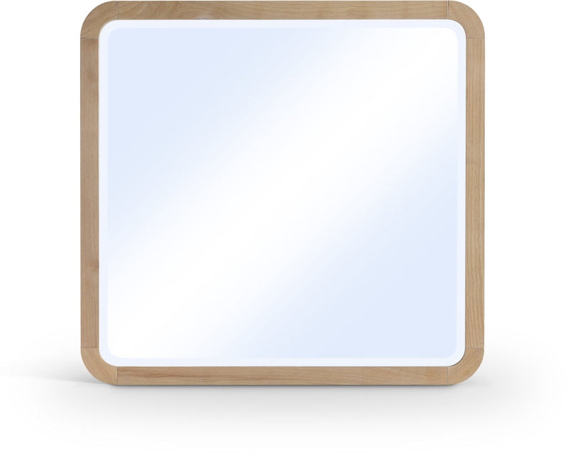 Giada Solid Wood And Veneer Mirror in Natural - 843Natural-M