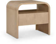 Giada Solid Wood And Veneer Nightstand in Natural - 843Natural-NS