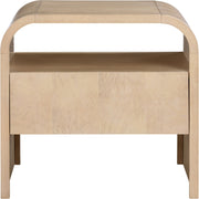 Giada Solid Wood And Veneer Nightstand in Natural - 843Natural-NS
