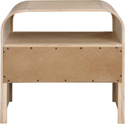 Giada Solid Wood And Veneer Nightstand in Natural - 843Natural-NS