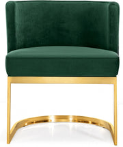 Gianna Velvet Upholstered Dining Chair in Green - 718Green-C