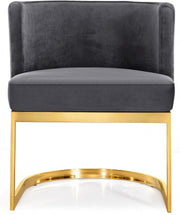 Gianna Velvet Upholstered Dining Chair in Grey - 718Grey-C