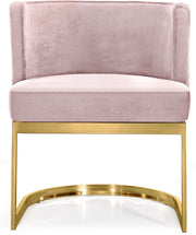 Gianna Velvet Upholstered Dining Chair in Pink - 718Pink-C