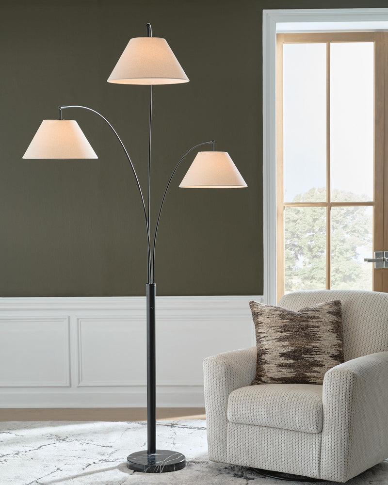 Gibbswellner Black Arc Lamp - L725159