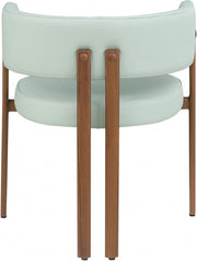 Gideon Vegan Leather Upholstered Dining Chair in Mint, Set of 2 - 983Mint-C