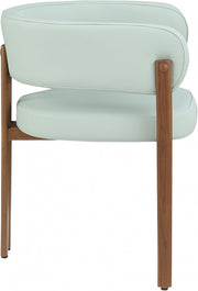 Gideon Vegan Leather Upholstered Dining Chair in Mint, Set of 2 - 983Mint-C
