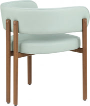 Gideon Vegan Leather Upholstered Dining Chair in Mint, Set of 2 - 983Mint-C
