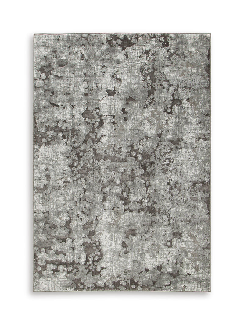 Gilberton Charcoal/Gray/White Extra Large Rug - R408710