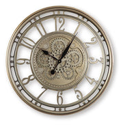 Gilover Champagne Finish Wall Clock - A8010386