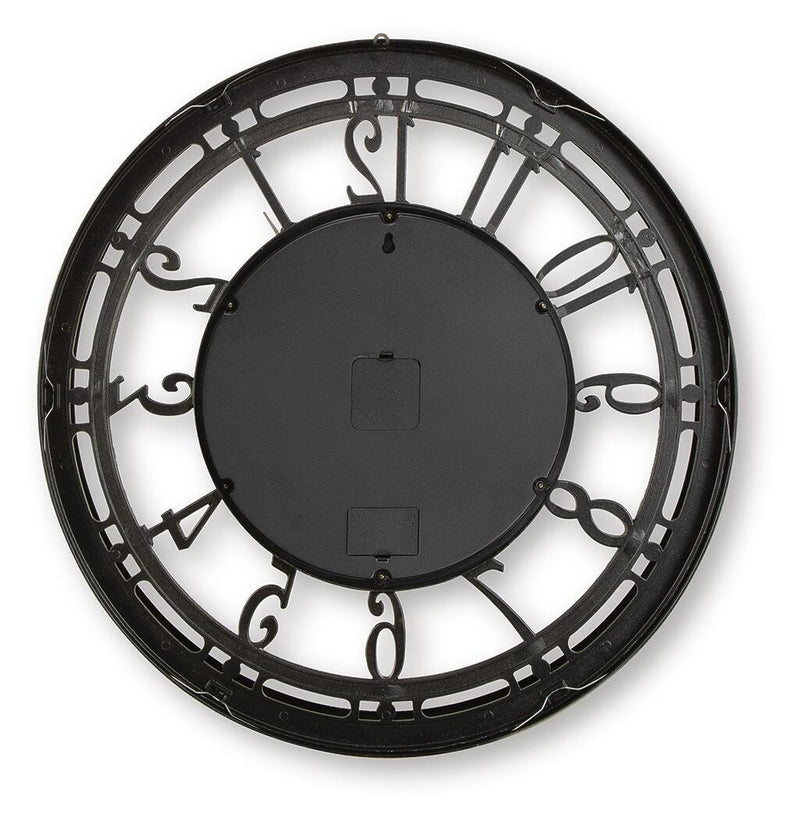 Gilover Champagne Finish Wall Clock - A8010386