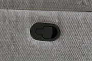 Gilson Chenille Upholstered Glider Recliner Chair Grey - 602553