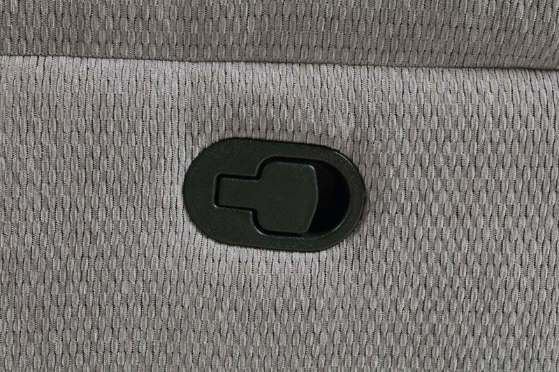 Gilson Chenille Upholstered Reclining Sofa Grey - 602551