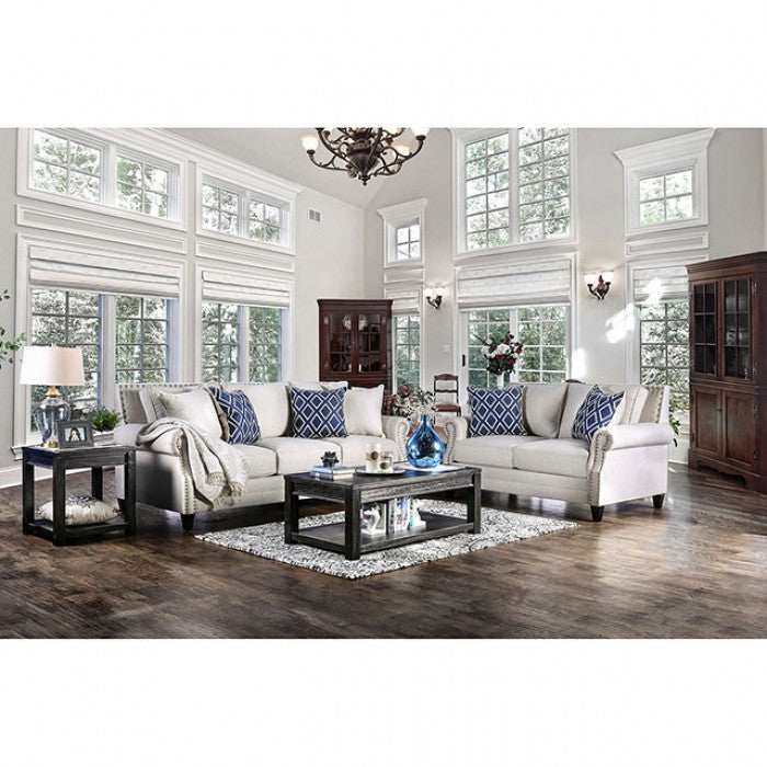 Giovanni Beige/Blue Sofa - SM2672-SF