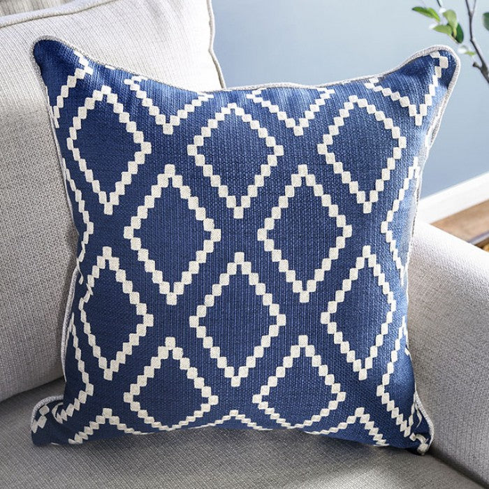 Giovanni Beige/Blue Sofa - SM2672-SF