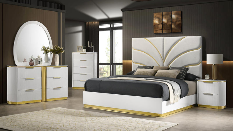Giovanni King 5PC Bedroom Set - Giovanni King 5PC Bedroom Set