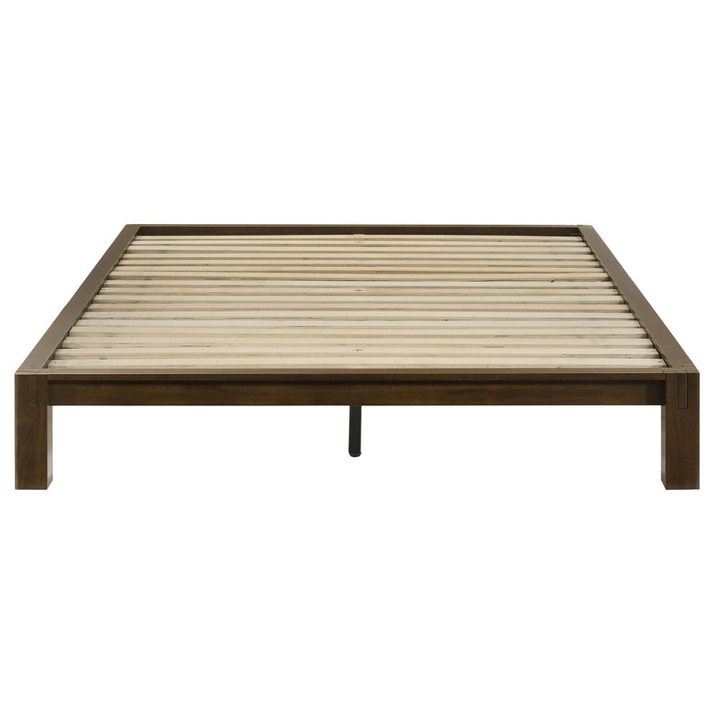 Gislen Full Easy Assembly Wood Platform Bed Walnut - 316028WALF