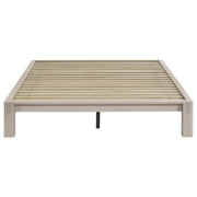 Gislen Full Easy Assembly Wood Platform Bed White - 316028WHTF