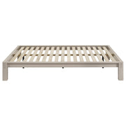 Gislen Full Easy Assembly Wood Platform Bed White - 316028WHTF