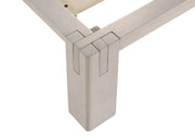 Gislen Full Easy Assembly Wood Platform Bed White - 316028WHTF