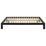 Gislen Queen Easy Assembly Wood Platform Bed Black - 316028BLKQ