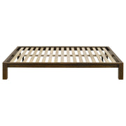 Gislen Queen Easy Assembly Wood Platform Bed Walnut - 316028WALQ