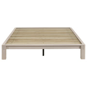 Gislen Queen Easy Assembly Wood Platform Bed White - 316028WHTQ