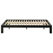 Gislen Twin Easy Assembly Wood Platform Bed Black - 316028BLKT
