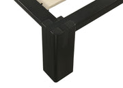Gislen Twin Easy Assembly Wood Platform Bed Black - 316028BLKT