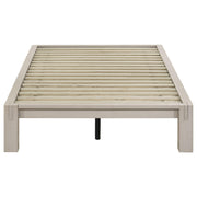 Gislen Twin Easy Assembly Wood Platform Bed White - 316028WHTT