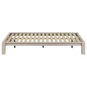 Gislen Twin Easy Assembly Wood Platform Bed White - 316028WHTT