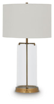 Gizeh Clear/Gold Finish Table Lamp - L430954
